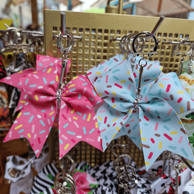 Keychain Bow &quot;Sprinkles&quot;